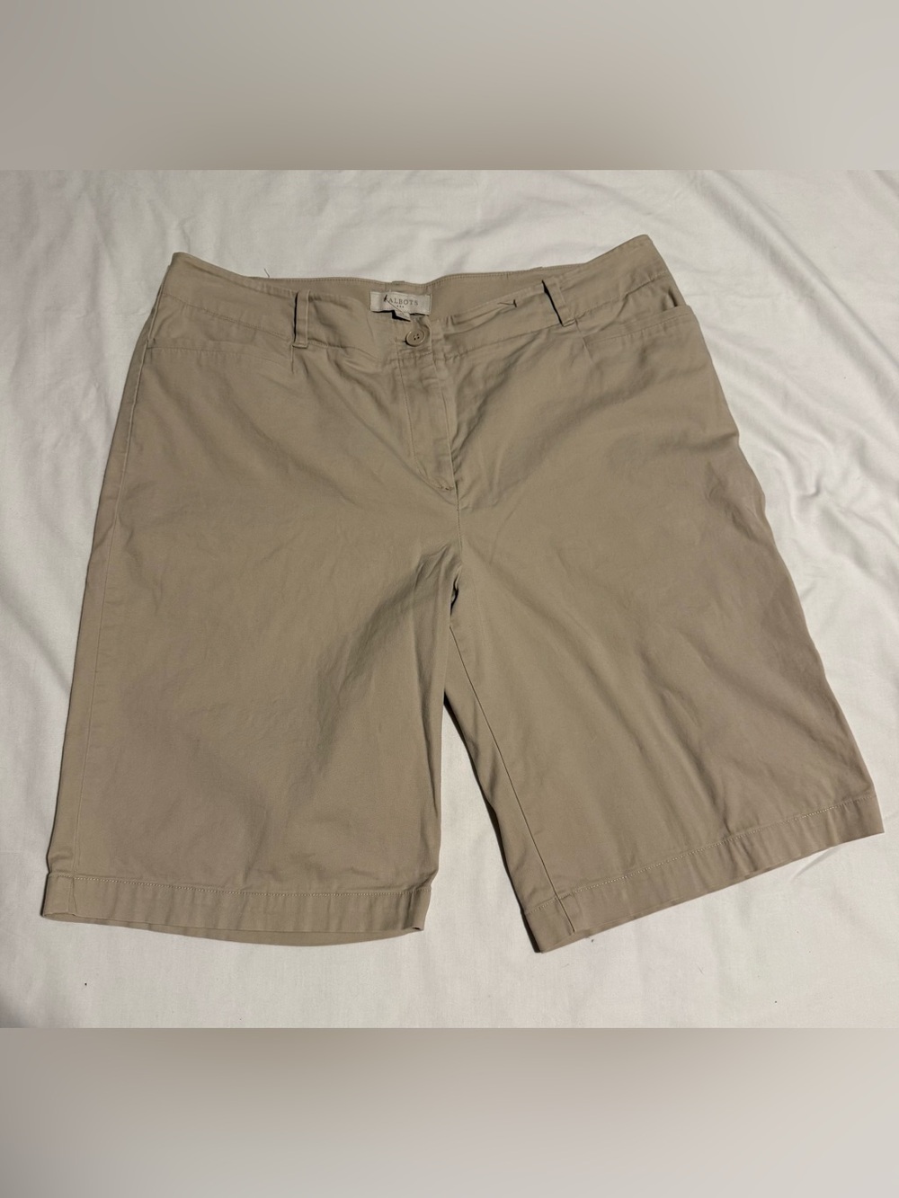 Talbots Beige Bermuda Shorts
